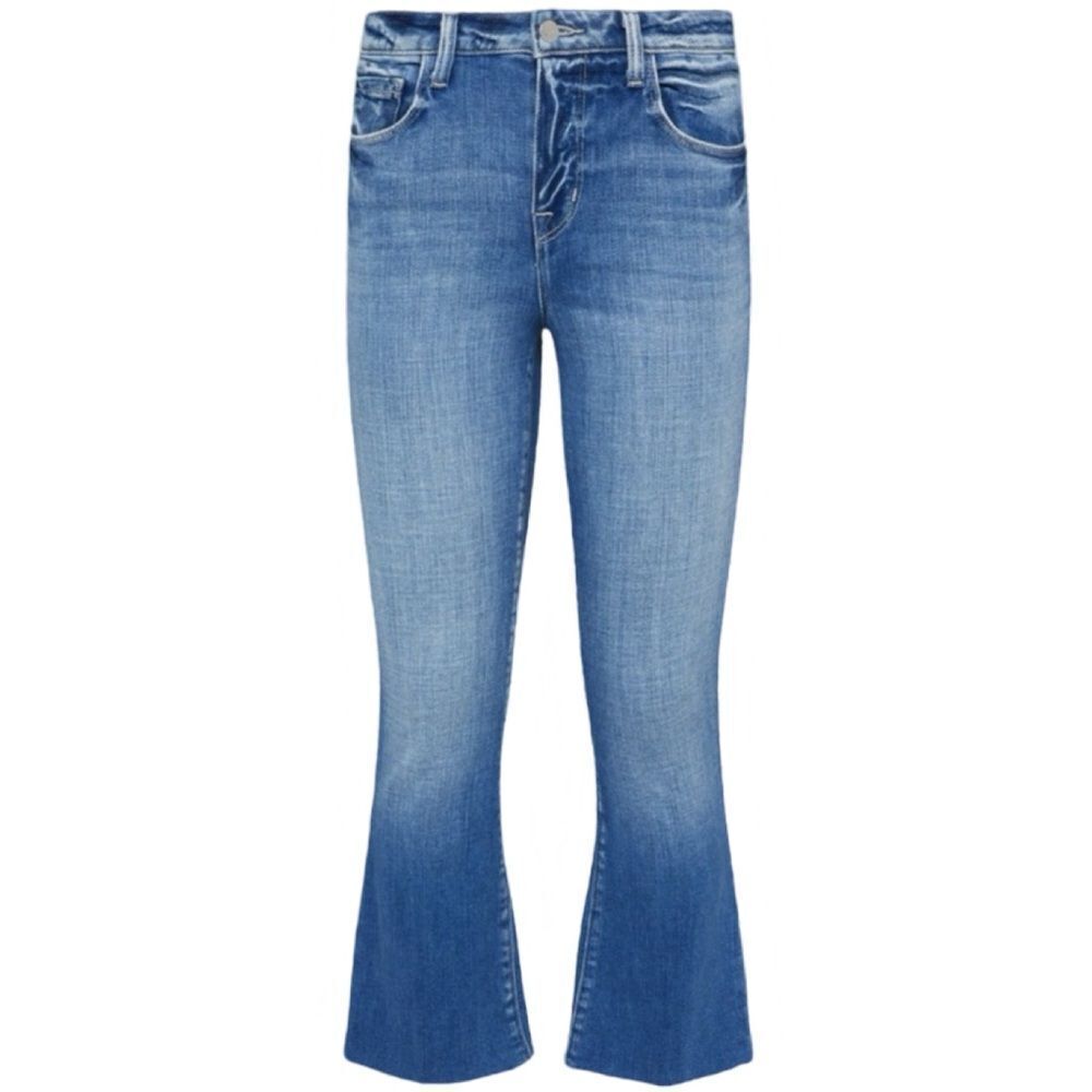 L'AGENCE Kendra High Rise Crop Flare Jeans
